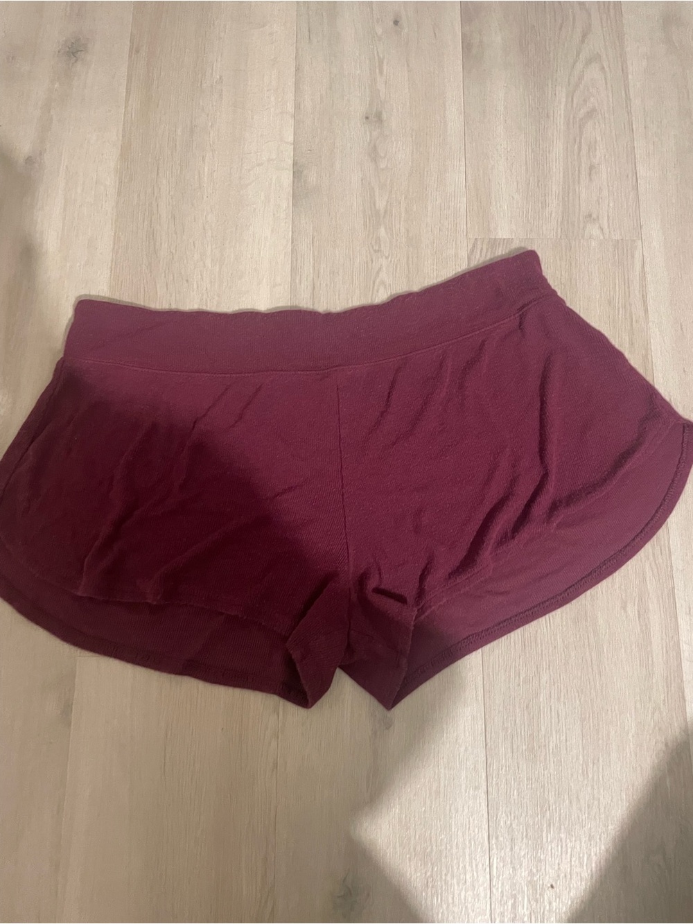 Athleta Maroon Lounge Shorts